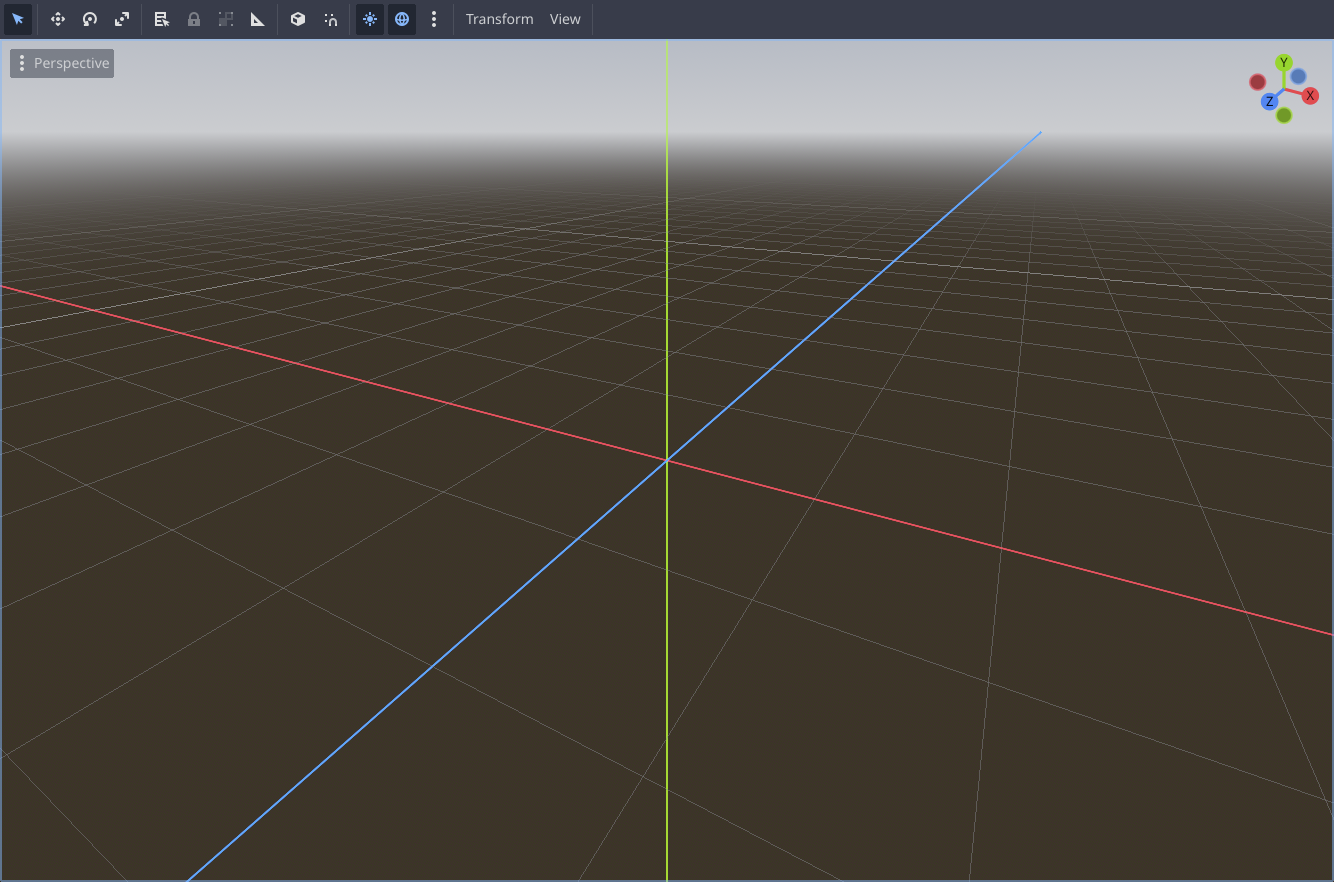 The 3D viewport
